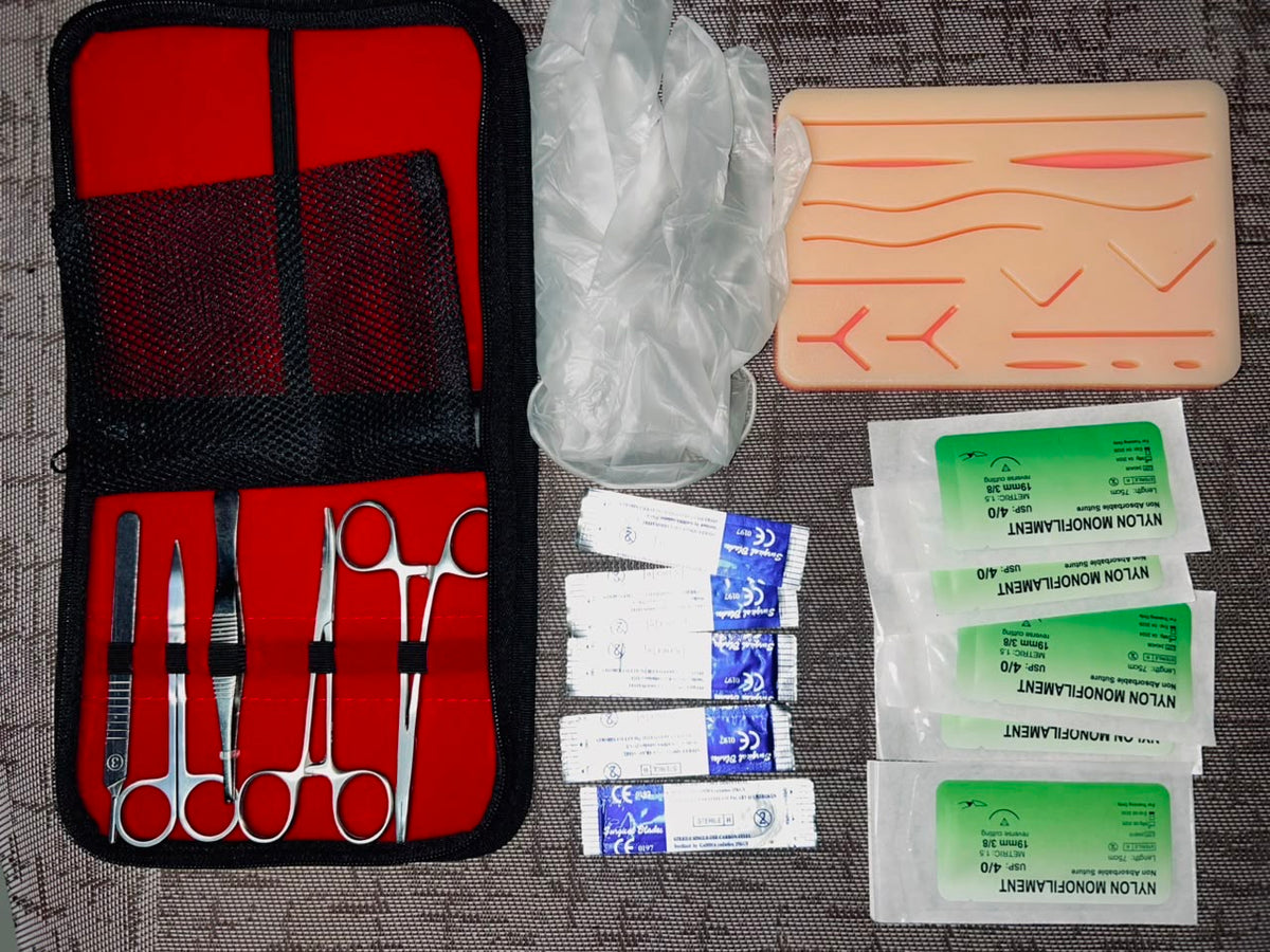 Kits d’entraînement des sutures Pour ce familiariser avec l’art de la chirurgie