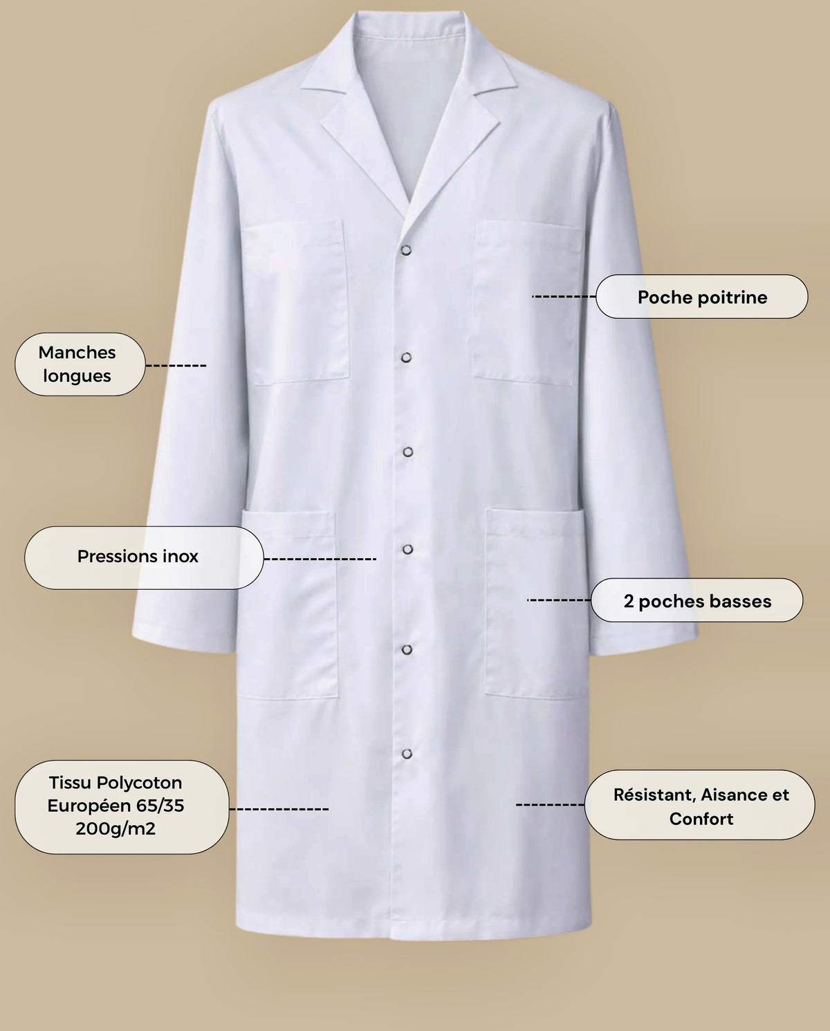 Blouse blanche  médicale 🥼🩺